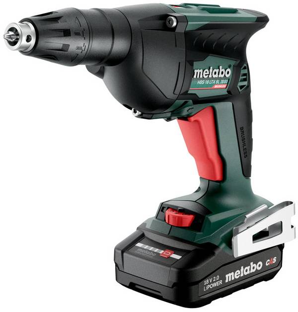 Metabo HBS 18 LTX BL 3000 aku vrtací šroubovák, 18 V, 2.0 Ah Li-Ion 620062500
