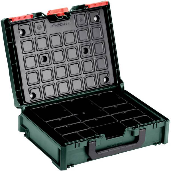 Metabo metaBOX 118 Organizer, 626897000 kufr na elektrické nářadí, ABS, zelená, černá, (š x v x h) 396 x 118 x 296 mm