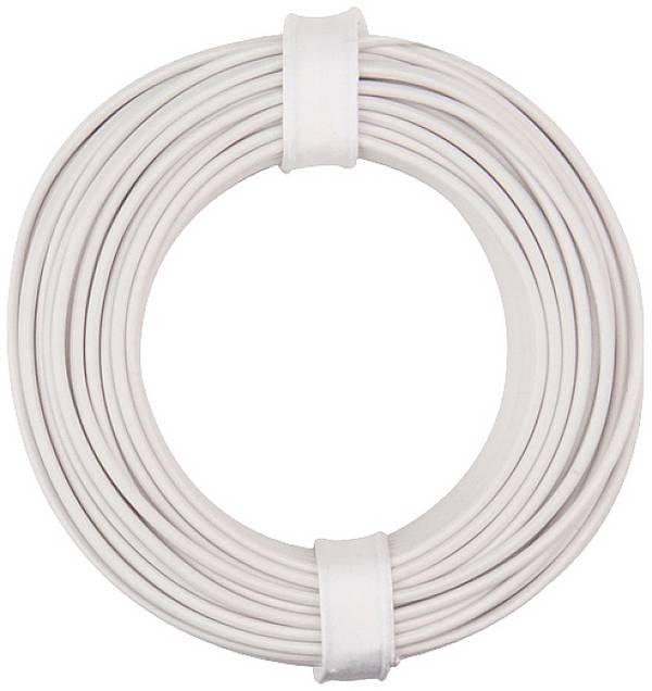 Donau Elektronik 150-015 lanko/ licna, 1 x 0.50 mm², bílá, 10 m