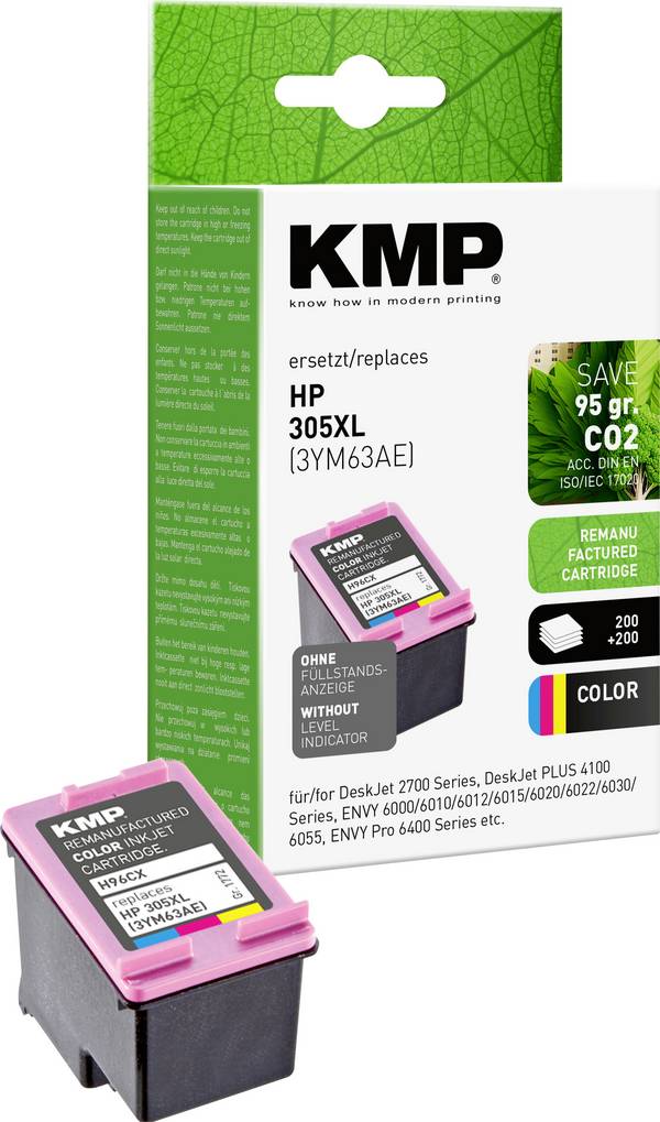 KMP Ink náhradní HP 305XL, 3YM63AE kompatibilní  barva H96CX 1772,4030