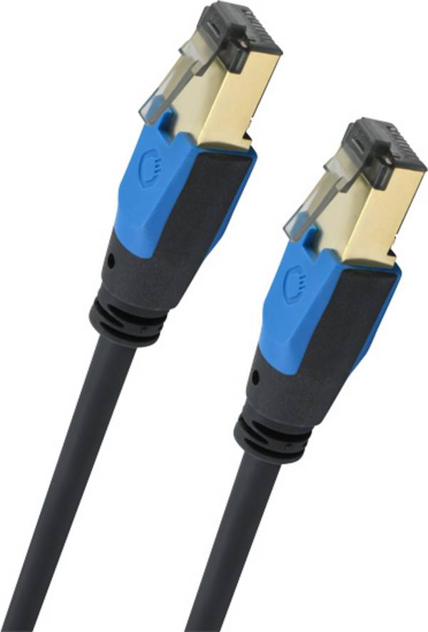 Oehlbach D1C19355 RJ45 síťové kabely, propojovací kabely CAT 8.1 5.00 m černá 1 ks