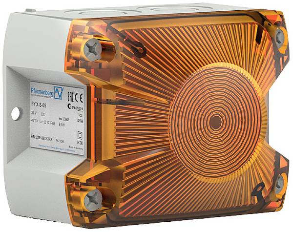 Pfannenberg bleskovka Xenon PY X-S-05 24 DC AM M12 7035 21510804101 oranžová  zábleskové světlo 24 V/DC