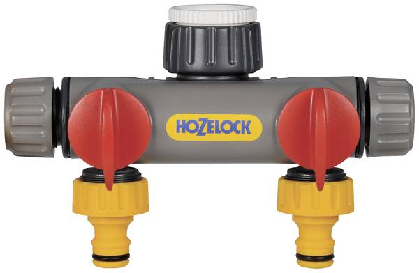 Hozelock 2252 0000   2cestný rozdělovač 12 - 15 mm (1/2") Ø s regulačním ventilem