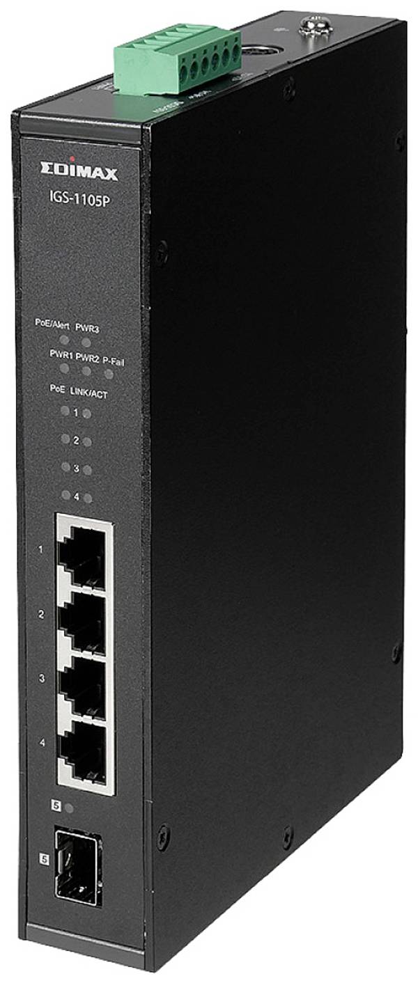 EDIMAX IGS-1105P IGS-1105P průmyslový ethernetový switch  1000 MBit/s funkce PoE