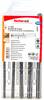 Fischer 545507 sada spirálového vrtáku na kámen 5 mm, 6 mm, 8 mm, 10 mm, 12 mm válcová stopka 1 ks