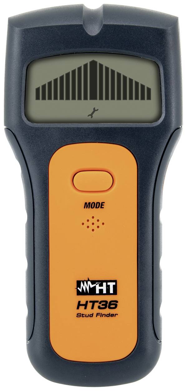 HT Instruments Digitální nástěnný skener  HT36 1010890  Detekční hloubka (max.) 50 mm Druh materiálu dřeva, železných kovů, neželezných kovů, kabely vedoucí napětí