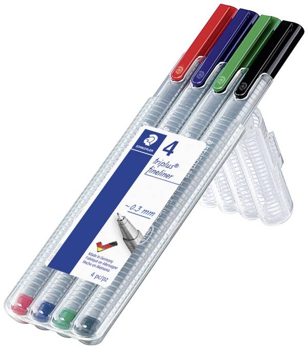 Staedtler 334 SB4 334 SB4 popisovač  0.3 mm 4 ks