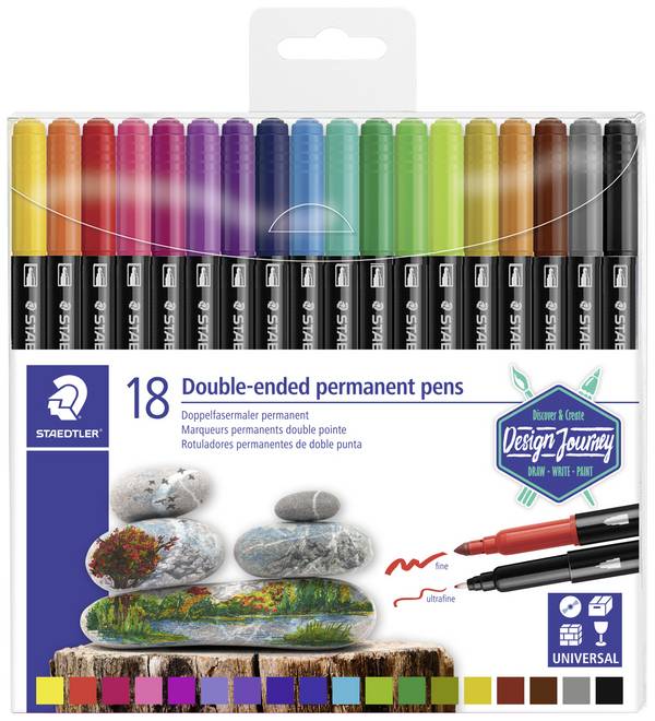 Staedtler fix  3187 TB18  3.0 mm 18 ks