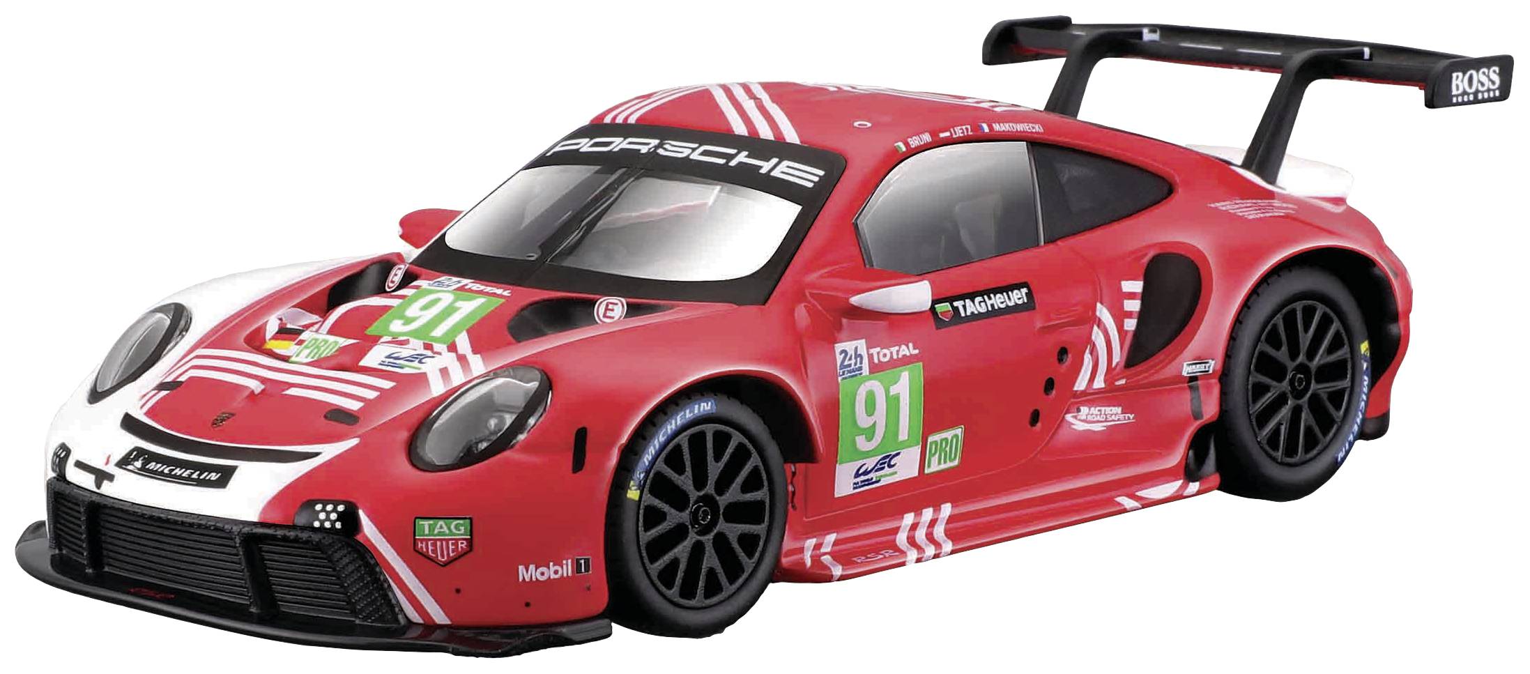 Bburago Race Porsche 911 RSR LeMans ´20 1:24 model auta