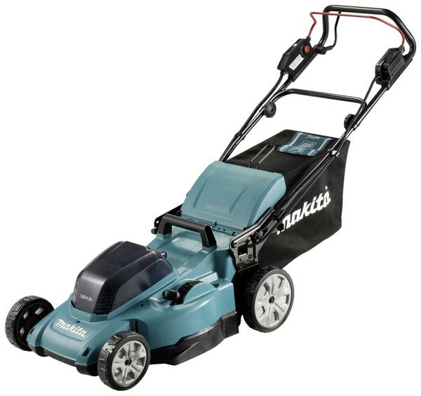 Makita DLM481Z akumulátor Akumulátorová sekačka   bez akumulátoru, bez nabíječky  2x 18 V šířka sekání 48 cm Určen pro 800 m²