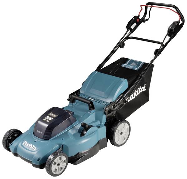 Makita DLM539Z akumulátor Akumulátorová sekačka   bez akumulátoru, bez nabíječky  2x 18 V šířka sekání 53 cm Určen pro 800 m²