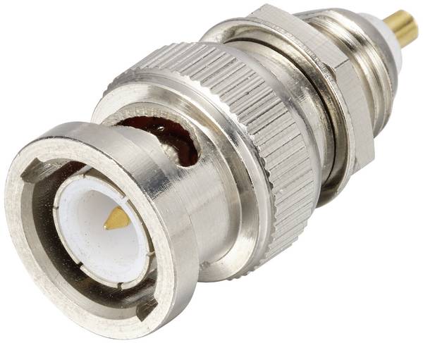 TRU COMPONENTS TC-10357420 BNC konektor zástrčka, vestavná rovná 50 Ω 1 ks