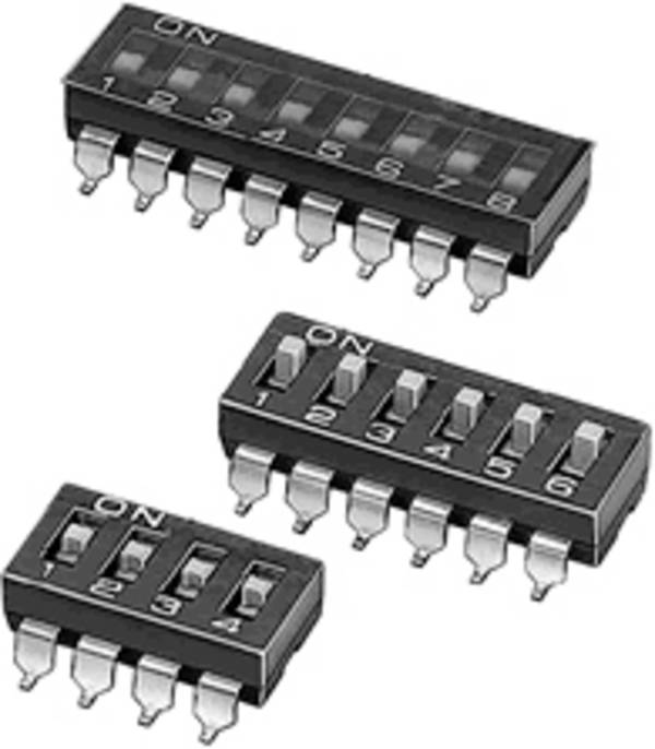 Omron  A6S-1102-H    DIP spínač  Pólů 1  SMD  1 ks  Bag