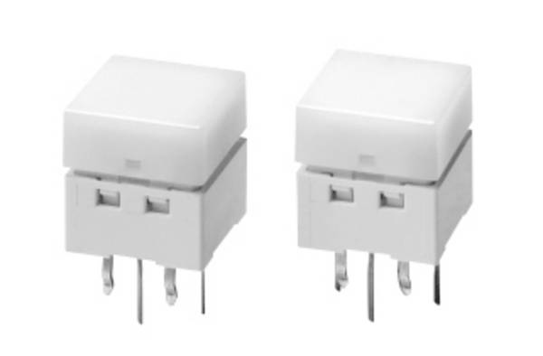 Omron, B3W-9000-B2N tlačítko, 24 V/DC, 0.05 A, 1 ks
