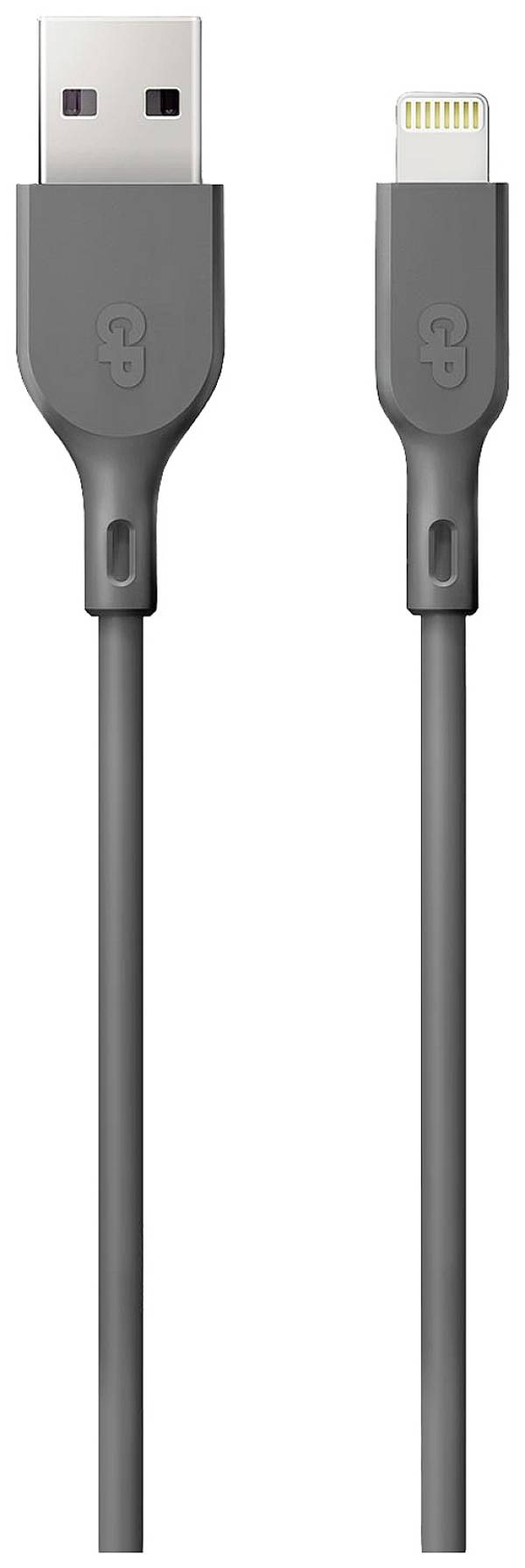 GP Nabíjecí kabel USB USB 2.0 USB-A zástrčka, Apple Lightning konektor 1.00 m šedá GPCBCl1NGYUSB160