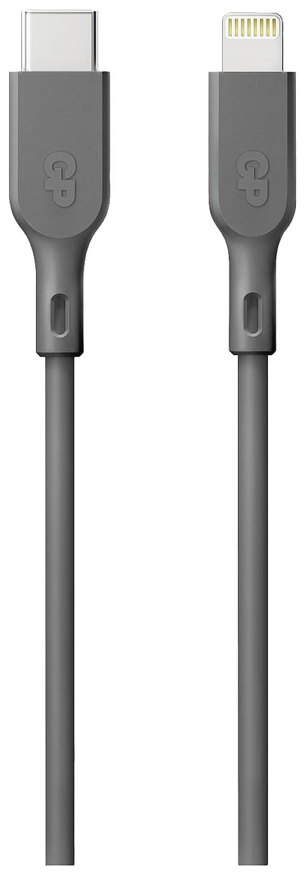 GP Nabíjecí kabel USB USB 2.0 USB-C ® zástrčka, Apple Lightning konektor 1.00 m šedá GPCBCL1PGYUSB221