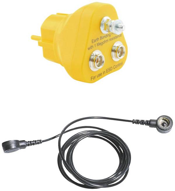 BERNSTEIN Tools for Electronics  ESD zemnicí kabel žlutá, černá