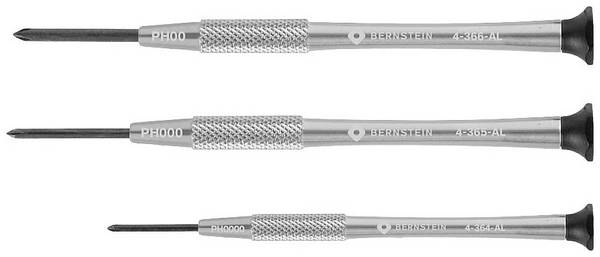 BERNSTEIN Tools for Electronics 4-360-E02 hodinářský šroubovák, sada 3dílná