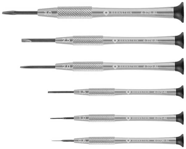 BERNSTEIN Tools for Electronics 4-360-E03 hodinářský šroubovák, sada 6dílná