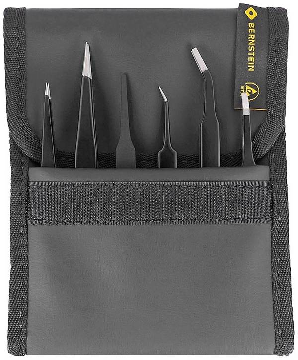 BERNSTEIN Tools for Electronics 5-060-A ESD Pinzeta, 130 mm