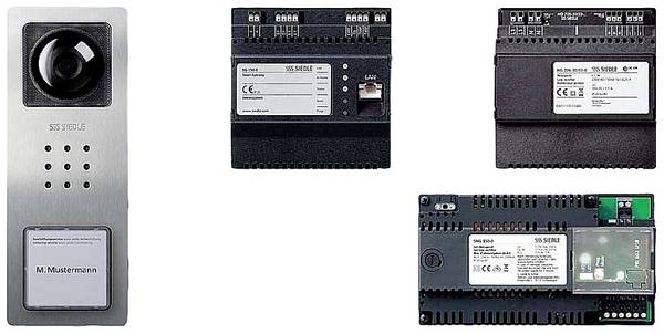 Siedle SET CVSG 850-1-01 kabelový domovní telefon venkovní jednotka, stříbrná, 210009824-01