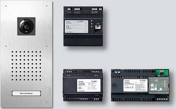 Siedle SET CLVSG 850-1 kabelový domovní telefon kompletní sada, stříbrná, 210010051-00