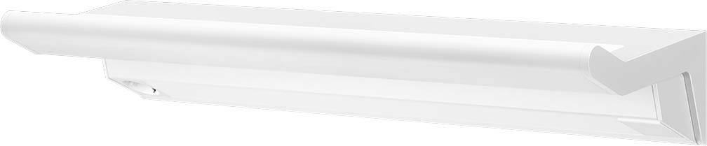 Bílé obdélníkové LED podhledové svítidlo s minimalistickým designem, vhodné pro osvětlení pracovních ploch v kuchyních nebo kancelářích.