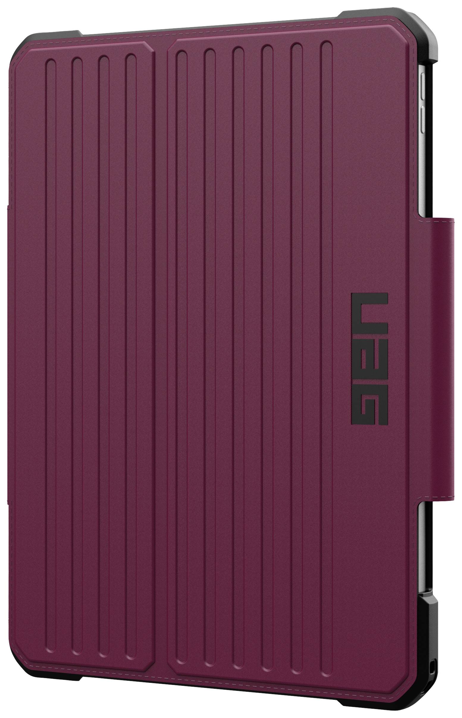 Ochranný obal Lila Tablet v pozici na výšku, zobrazuje logo UAG, poskytuje ochranu a stylový vzhled pro zařízení.