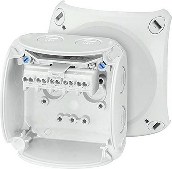 Hensel 62000043 rozbočovací krabice  (d x š x v) 93 x 93 x 62 mm šedá IP66 / IP67 1 ks