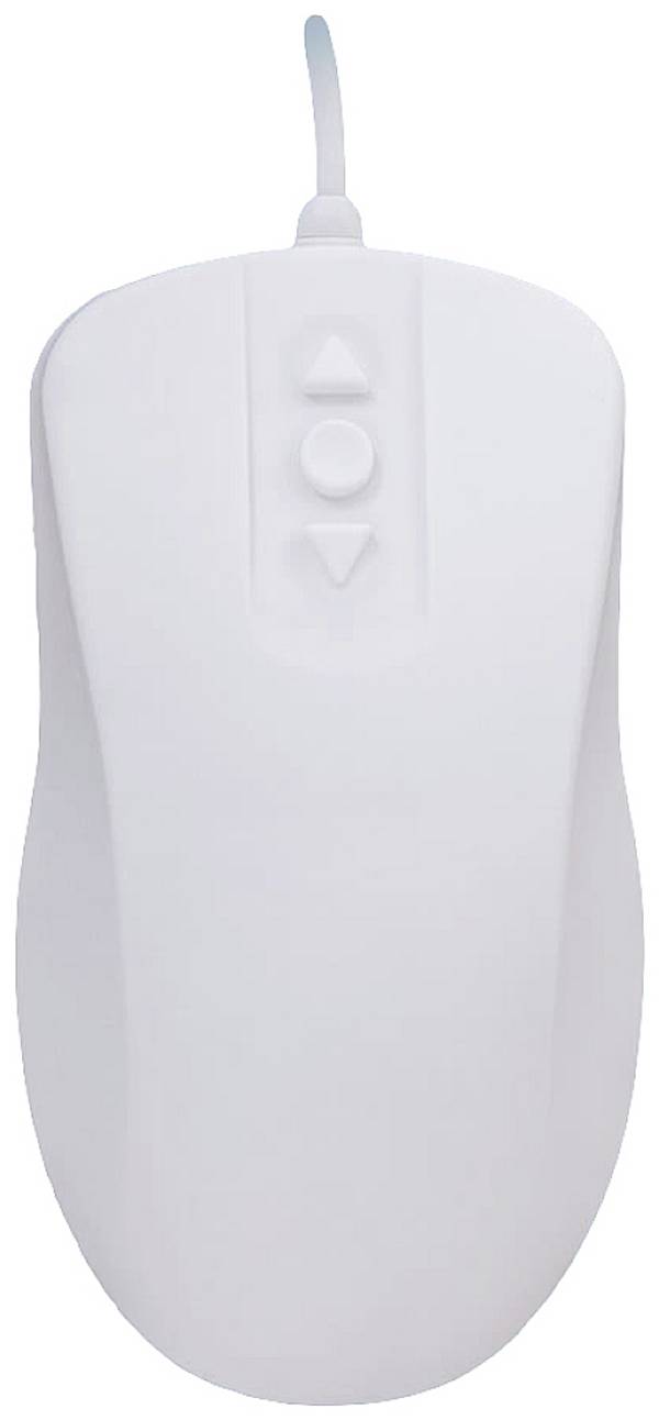 Contour Active Key AK-PMH12OB-US-W optická hygienická myš, myš, přenos kabelový, 2 tlačítko, 1000 dpi, bílá