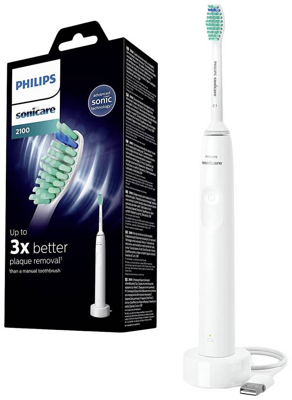 Philips Bodycare Philips Sonicare 2100 elektrický kartáček na zuby, bílá, HX3651/13