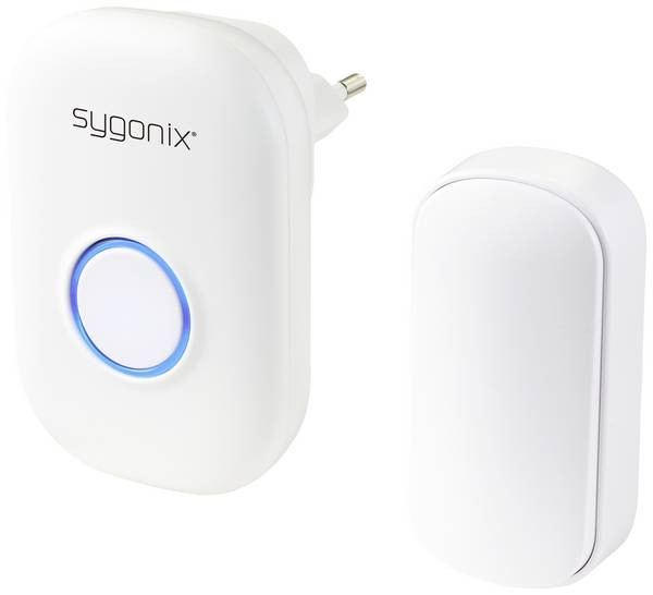 Sygonix SY-5225388 bezdrátový zvonek kompletní sada bezbateriový, s bleskem
