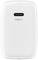 Bílé zařízení s USB-C portem uprostřed.