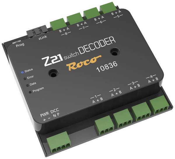 Roco 10836 Z21 switch Decoder spínací dekodér modul