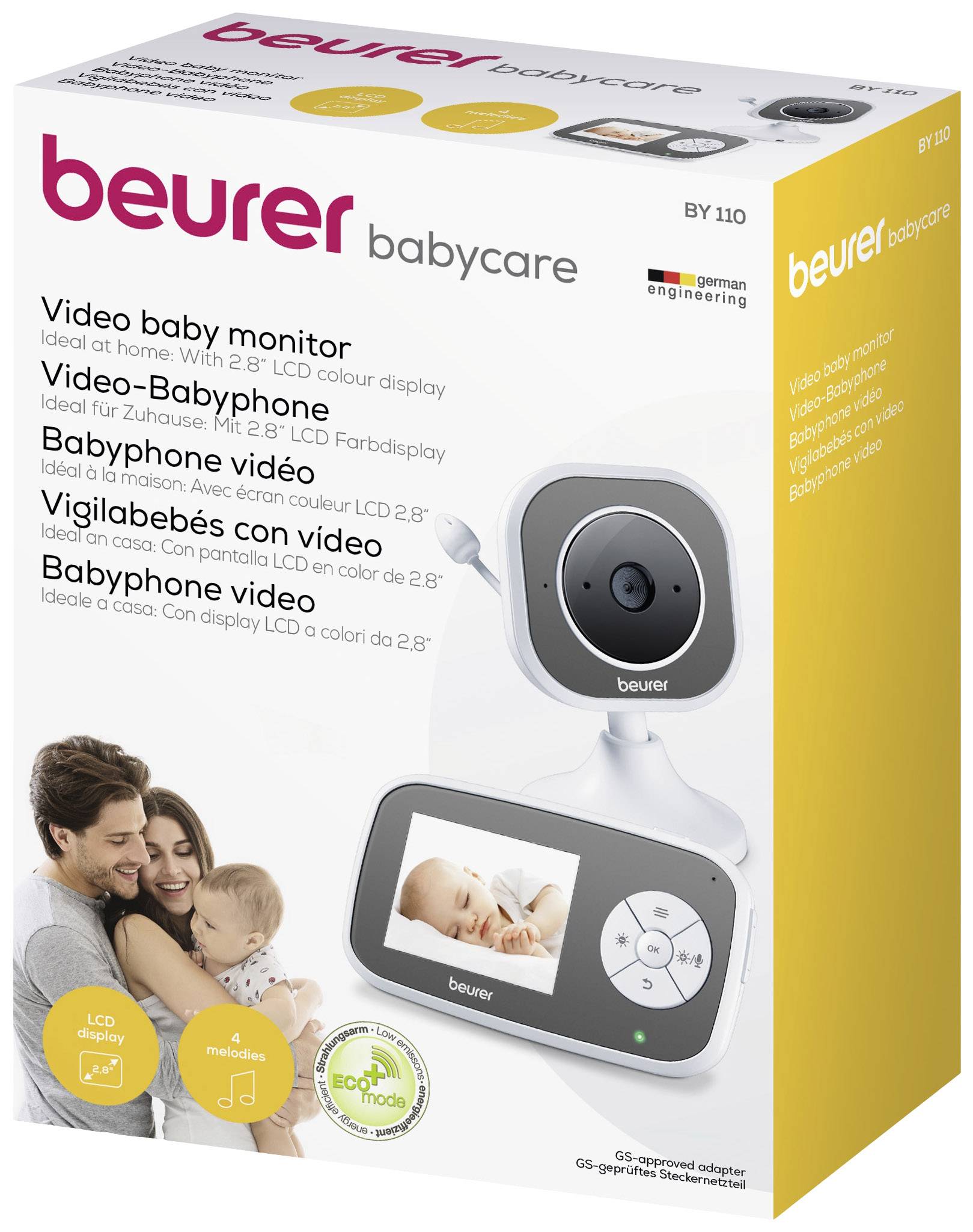 Beurer BY 110 Video dětská chůvička s kamerou Digital 2.4 GHz-1