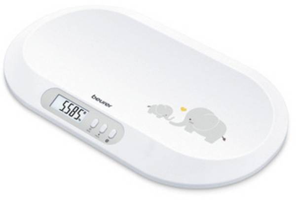 Beurer BY 90 Dětská váha 95606 digitální Max. váživost=20 kg bílá