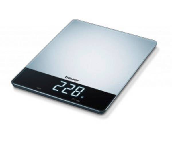 Beurer KS 34 Stainless Steel kuchyňská váha digitální  Max. váživost=15 kg nerezová ocel 200 x 263 x 20