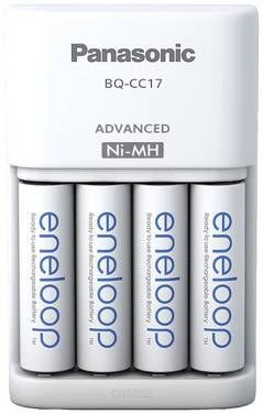 Panasonic Advanced BQ-CC17 + 4x eneloop AA nabíječka akumulátorů NiMH AAA, AA