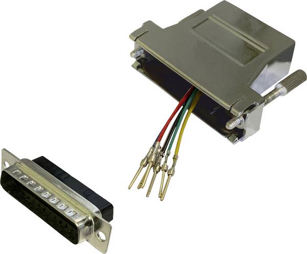 BKL Electronic 10121129 adaptér  D-SUB zástrčka 25pólová - RJ12 zásuvka  1 ks Single