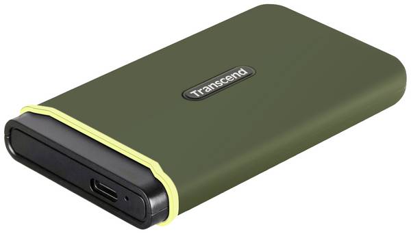 Transcend ESD380C 1 TB, externí SSD disk, USB-C®, USB-A, zelená