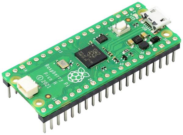<br>  Raspberry Pi® Pico WH<br>  mikrokontrolér<br>  Pico WH<br>  <br>  <br>  <br>  <br>