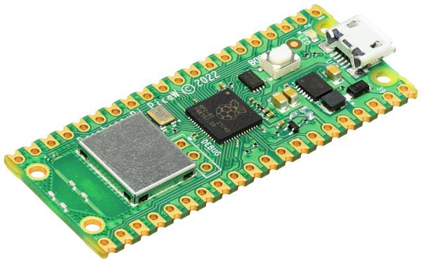 <br>  Raspberry Pi® Pico W<br>  mikrokontrolér<br>  RP-PICO-W<br>  <br>  <br>  <br>  <br>