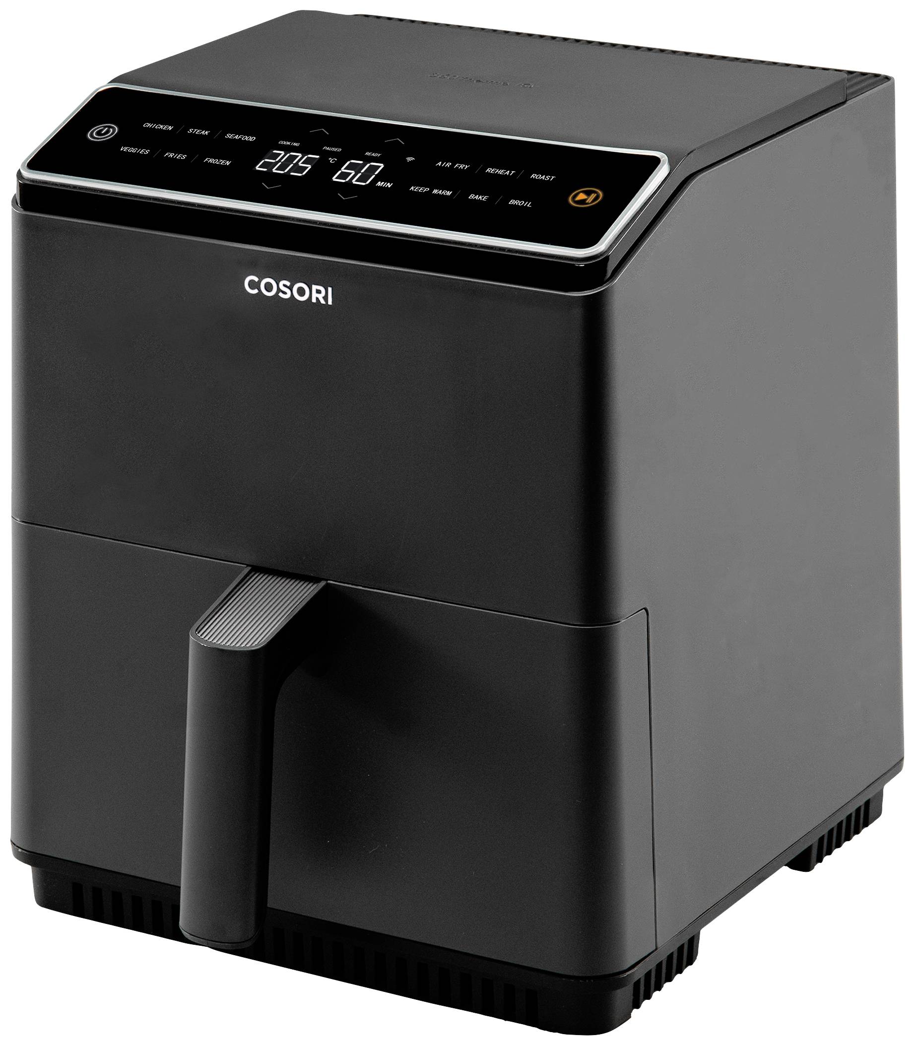 Cosori CAF-P583S-KEUR horkovzdušná fritéza, 6.4 l, 1700 W, nepřilnavý povlak, s displejem, ochrana proti přehřátí, ovlád-0
