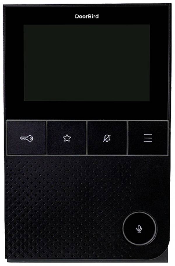 DoorBird A1101 Black Edition LAN, Wi-Fi domovní video telefon vnitřní jednotka, černá, 423872677