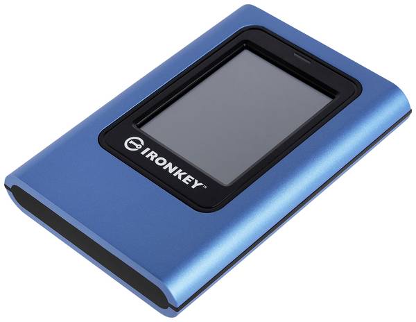 Kingsong IronKey Vault Privacy 80 960 GB, externí HDD 8,9 cm (3,5"), USB-C®, modrá