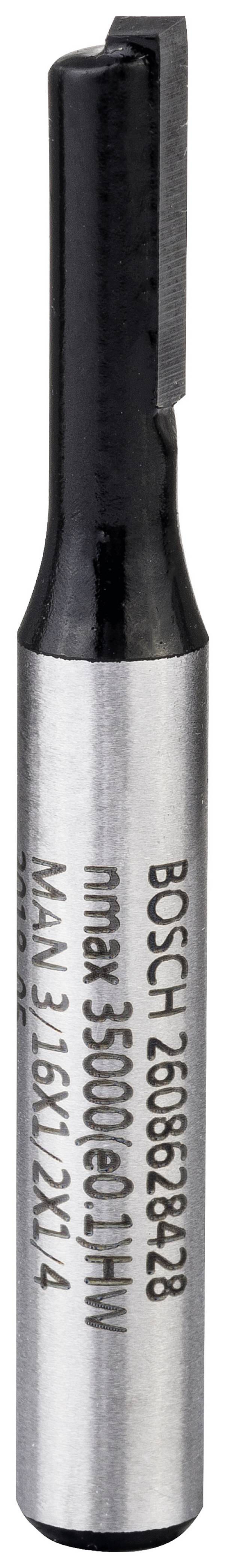 Bosch Accessories 2608628428 drážkovací fréza, tvrdokov, válec, Délka 51 mm, Vnější Ø 4.8 mm, Pracovní délka 12.40 mm, Ø hřídele 6.35 mm, 1 ks