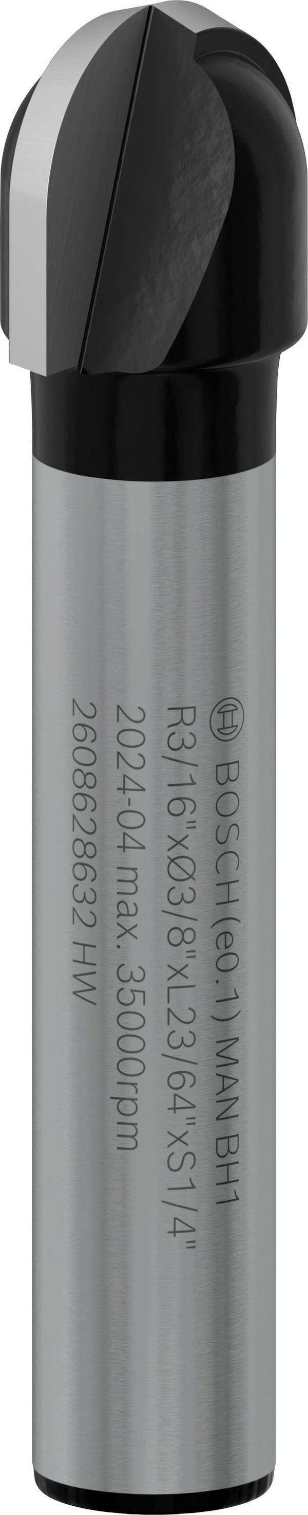 Bosch Accessories 2608628632 dlabací fréza, karbid wolframu , Délka 40 mm, Vnější Ø 9.5 mm, Pracovní délka 9.20 mm, Ø hřídele 6.35 mm, 1 ks