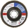 Bosch Accessories 2608603652 X431 vějířovitý brusný kotouč Průměr 115 mm Ø otvoru 22.33 mm Zrnitost 40 ocel 1 ks