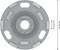Kulatý brusný kotouč od Bosch Professional pro beton s průměrem 125 mm a velikostí otvoru 22,23 mm.