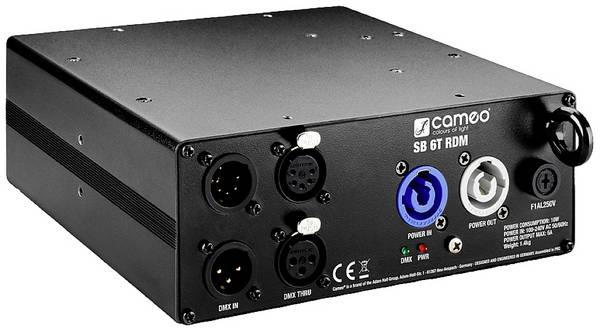 Cameo SB 6 T RDM DMX splitter 6kanálový